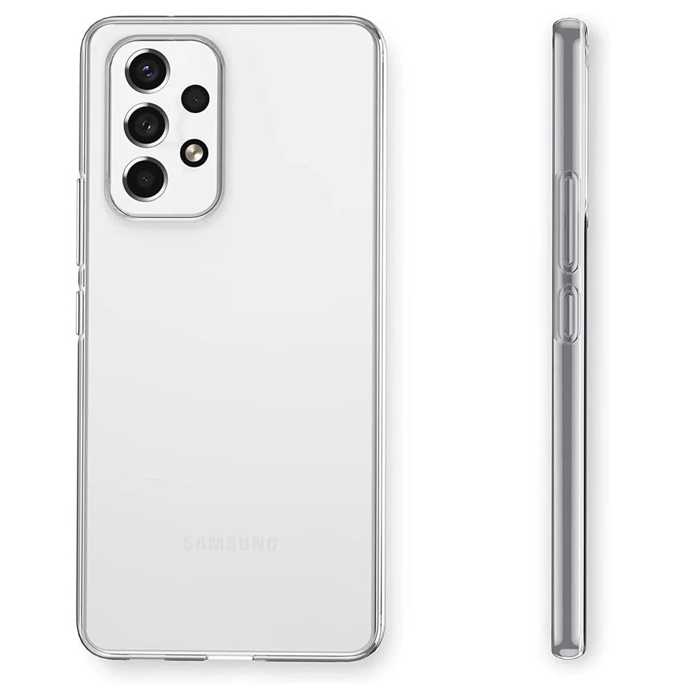 For Samsung Galaxy A53 5G Mobile Phone Case Clear Soft TPU Anti-fingerprint Protective Phone Cover - 3