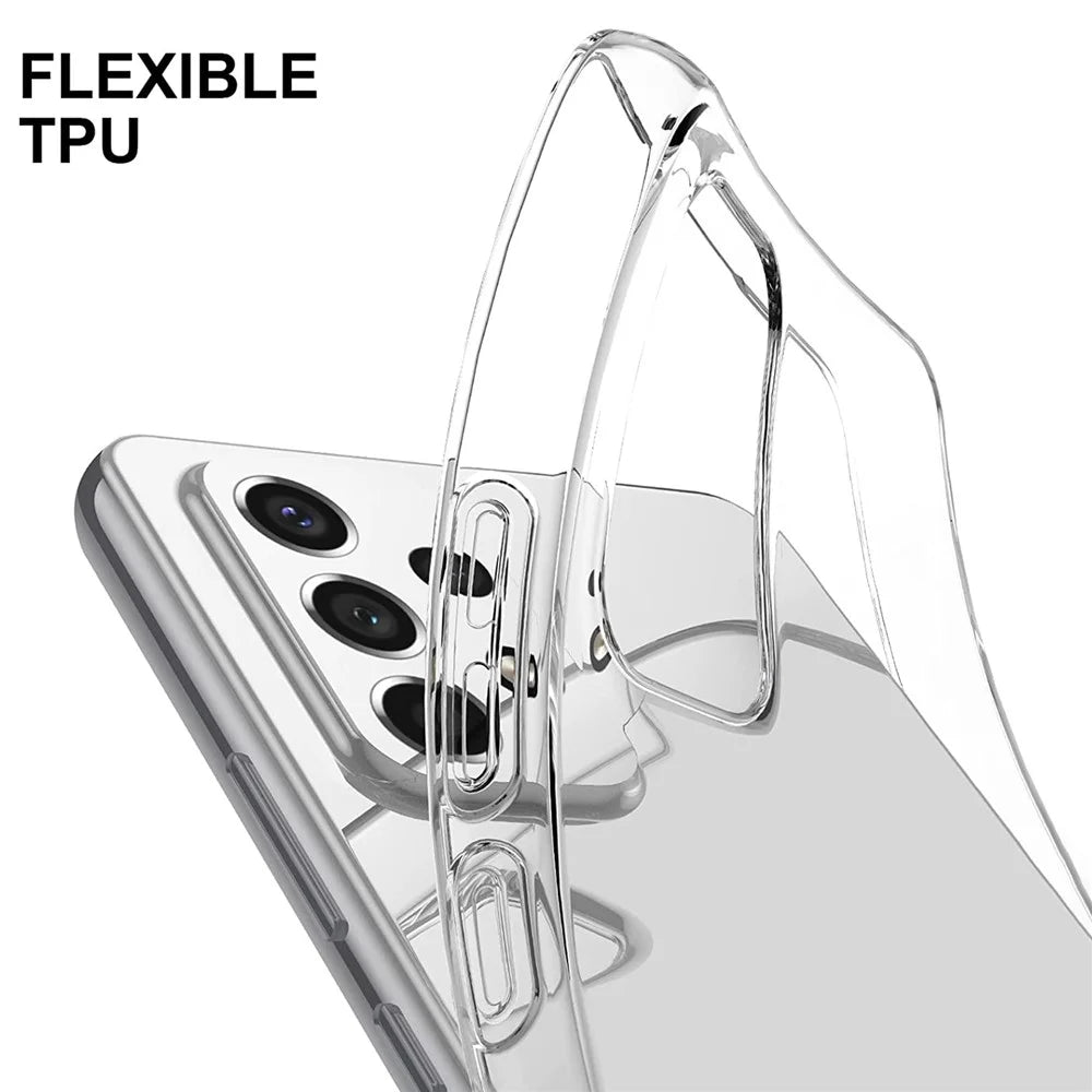 For Samsung Galaxy A53 5G Mobile Phone Case Clear Soft TPU Anti-fingerprint Protective Phone Cover - 7