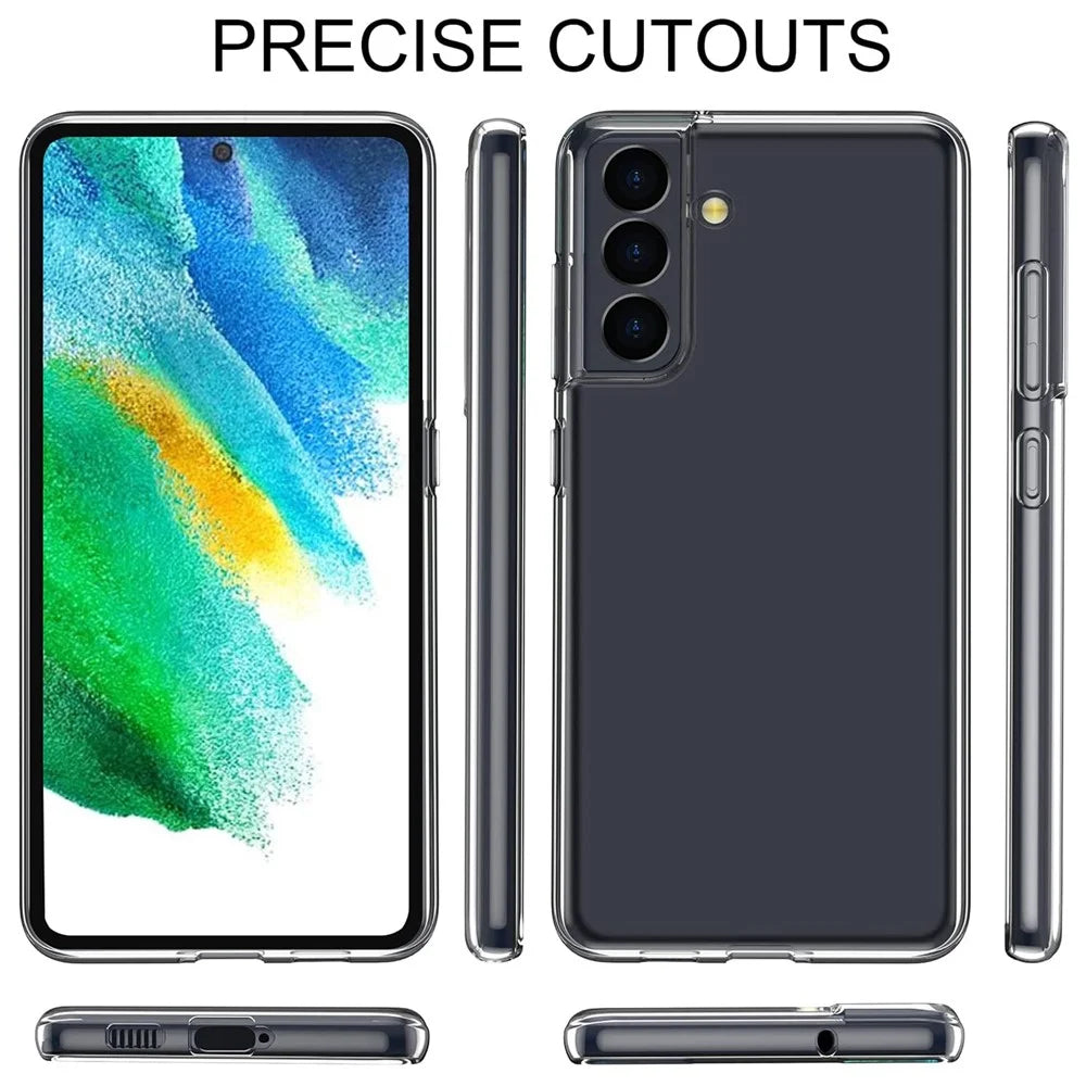 Soft TPU Thin Cover for Samsung Galaxy S22+ 5G, Anti-scratch Anti-fingerprint Clear Protective Case - 7