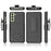 PC + TPU Screen Sliding Cover Phone Case for Samsung Galaxy S21 FE 5G, Rotary Clip Kickstand Protector Shell - 7