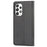 Magnetic Auto-absorbed PU Leather Case for Samsung Galaxy A33 5G, Folio Flip Wallet Stand Phone Cover - Black - 3
