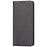 PU Leather + TPU Wallet Phone Case for Samsung Galaxy A53 5G, Foldable Stand Magnetic Auto Closing Cover - Black - 2