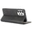 PU Leather + TPU Wallet Phone Case for Samsung Galaxy A53 5G, Foldable Stand Magnetic Auto Closing Cover - Black - 6