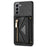 N.BEKUS for Samsung Galaxy S21 4G/5G Kickstand Design Wallet Dual-layer Protection PU Leather + TPU Cell Phone Case - Black - 3
