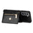 N.BEKUS for Samsung Galaxy S21 4G/5G Kickstand Design Wallet Dual-layer Protection PU Leather + TPU Cell Phone Case - Black - 4