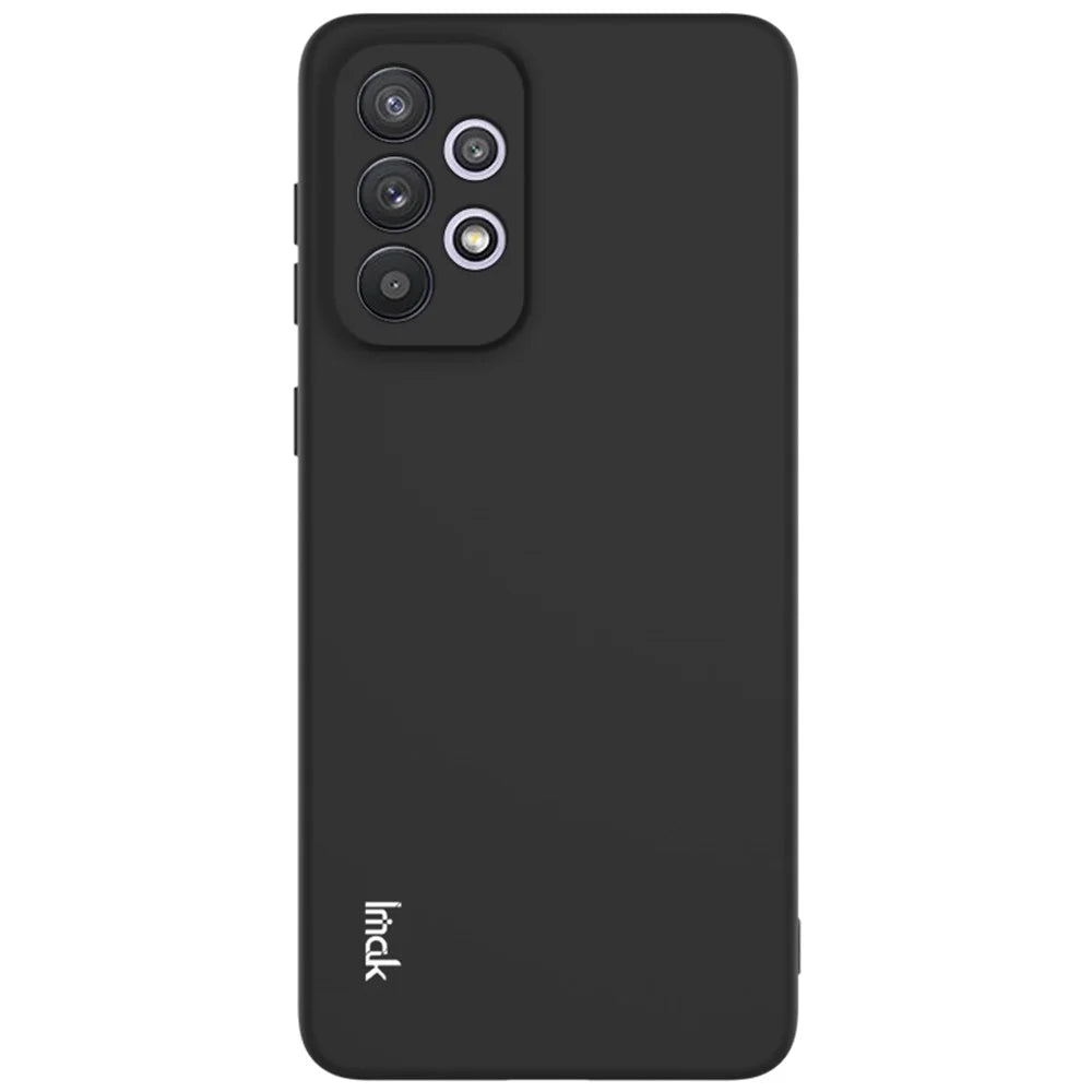 IMAK UC-2 Series for Samsung Galaxy A33 5G Slim Fit Light Solid Color Soft TPU Mobile Phone Case Shell - Black - 1