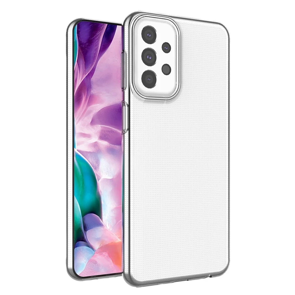 For Samsung Galaxy A23 4G / 5G Soft Flexible Durable TPU Case Shock-Absorption Anti-Scratch Clear Cover - 2