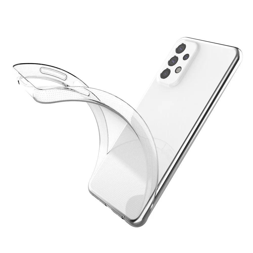 For Samsung Galaxy A23 4G / 5G Soft Flexible Durable TPU Case Shock-Absorption Anti-Scratch Clear Cover - 5