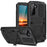 For Samsung Galaxy S22 5G Kickstand TPU + Metal Phone Case Shockproof Dustproof Fall-proof Protective Cover - Black - 1