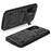 For Samsung Galaxy S22 5G Kickstand TPU + Metal Phone Case Shockproof Dustproof Fall-proof Protective Cover - Black - 7