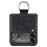 For Samsung Galaxy Z Flip3 5G PU Leather Coated Hard PC Folding Phone Case with Ring Holder - Black - 4
