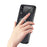 For Samsung Galaxy Z Flip3 5G PU Leather Coated Hard PC Folding Phone Case with Ring Holder - Black - 5