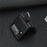 For Samsung Galaxy Z Flip3 5G PU Leather Coated Hard PC Folding Phone Case with Ring Holder - Black - 7