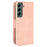 For Samsung Galaxy S22 5G Multi-card Slots PU Leather + TPU Double Magnetic Clasps Stand Phone Case Protector with Wallet - Pink - 3
