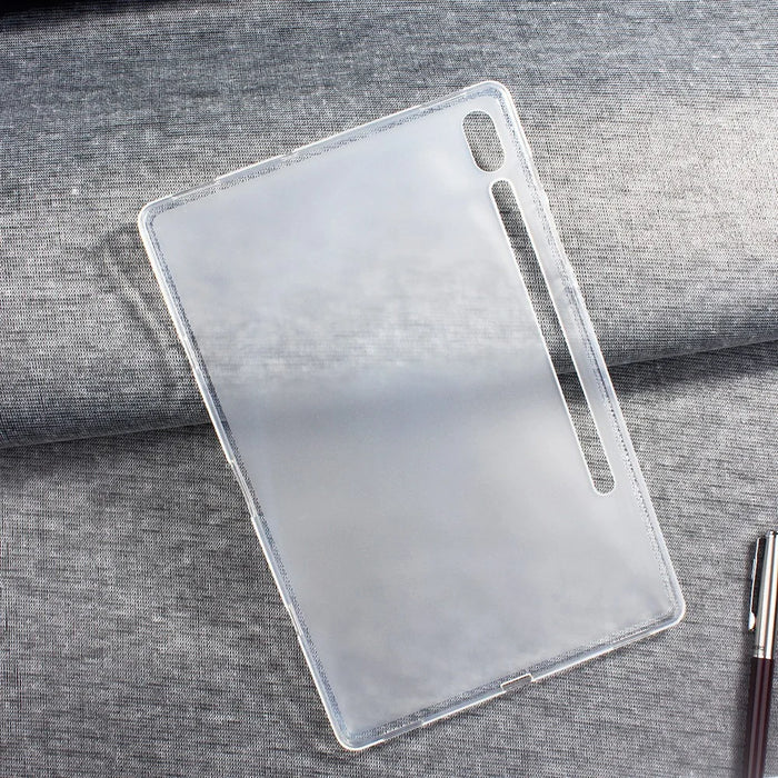 For Samsung Galaxy Tab S8 Ultra Glossy Surface Inner Matte Finish Tablet Case Anti-scratch Soft TPU Shell - 7