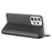 Card Holder Leather Case for Samsung Galaxy A53 5G, Magnetic Auto Closing Stand Phone Cover - Black - 6