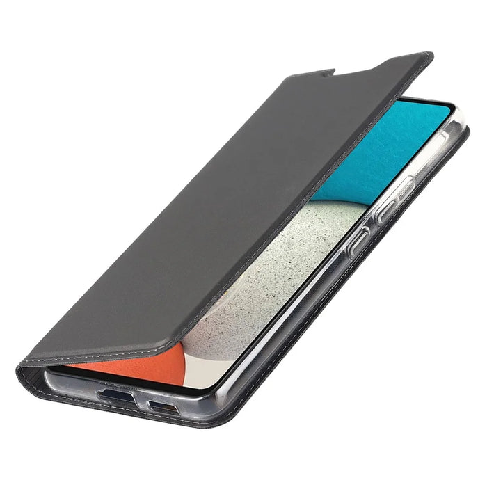 Card Holder Leather Case for Samsung Galaxy A53 5G, Magnetic Auto Closing Stand Phone Cover - Black - 7
