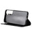 Crazy Horse Texture Genuine Leather Phone Cover for Samsung Galaxy S22+ 5G, Wallet Stand Protective Case - Black - 5