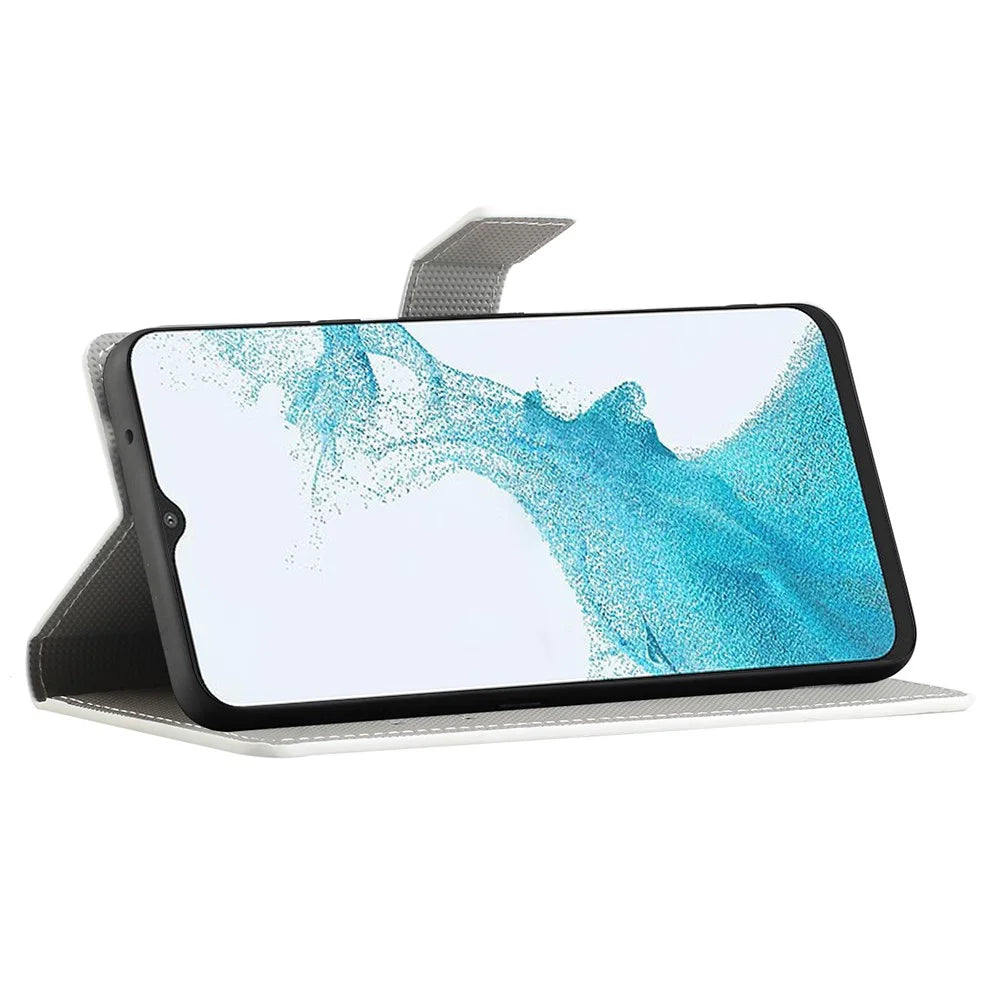 Pattern Printing Leather Case for Samsung Galaxy A23 5G, Wallet Stand Magnetic Clasp Phone Cover - Green Owl - 4