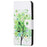 Pattern Printing Leather Phone Cover for Samsung Galaxy A23 5G (Global Version), Stand Wallet Cross Texture Protective Case - Green Tree - 2
