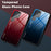 For Samsung Galaxy S22 Ultra 5G Gradient Color Tempered Glass Back + TPU Frame Mobile Phone Case - Blue/Black - 7