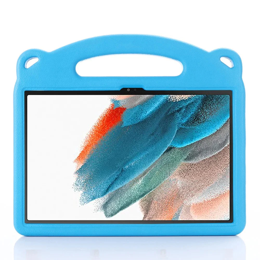 For Samsung Galaxy Tab A8 10.5 (2021) / A8 10.5 (2022) Cartoon Panda EVA Protective Case Convertible Handle Kickstand Tablet Kids Cover - Blue - 3