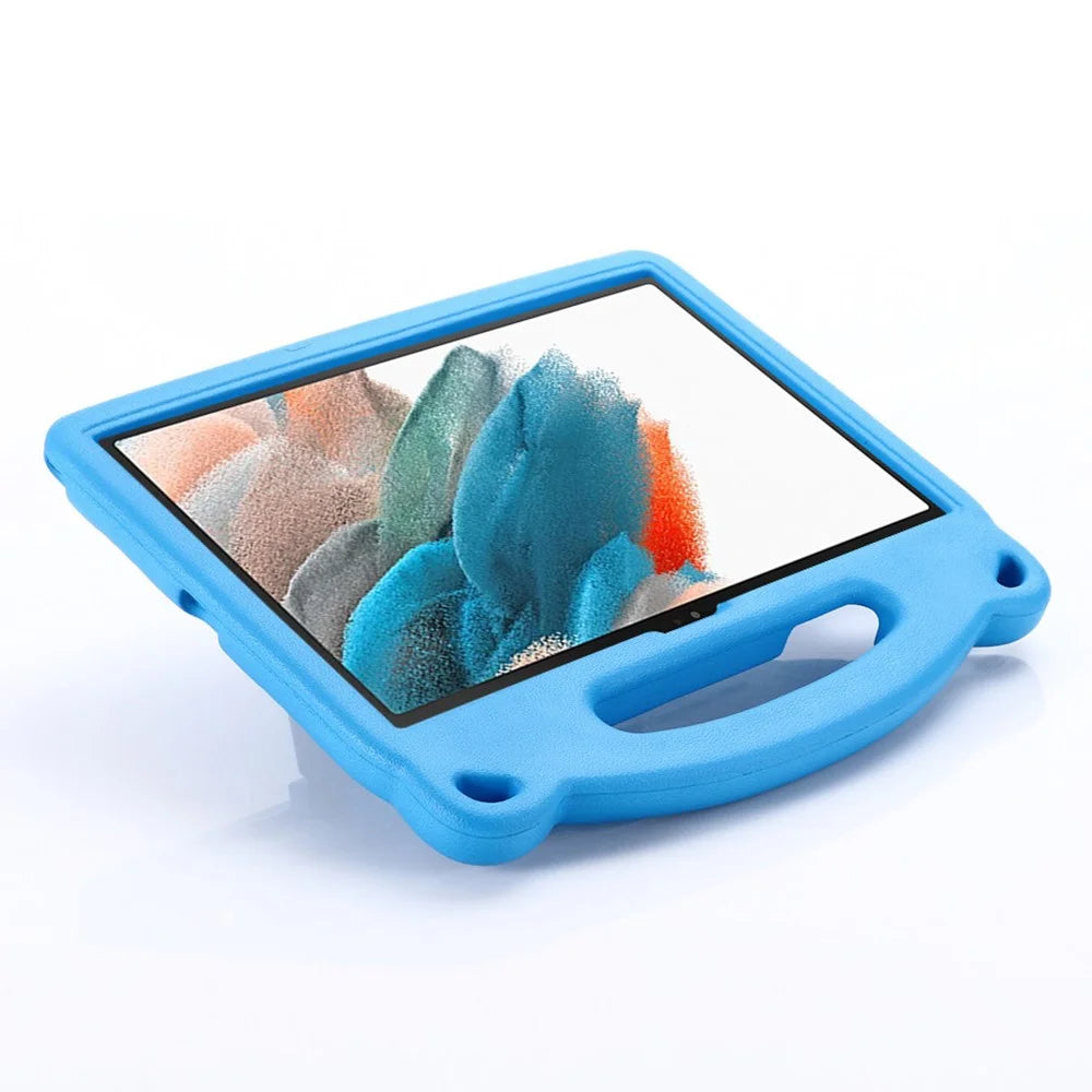 For Samsung Galaxy Tab A8 10.5 (2021) / A8 10.5 (2022) Cartoon Panda EVA Protective Case Convertible Handle Kickstand Tablet Kids Cover - Blue - 5