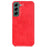 For Samsung Galaxy S22 5G PU Leather Coating Litchi Texture Anti-fall Hard PC Phone Case - Red - 2