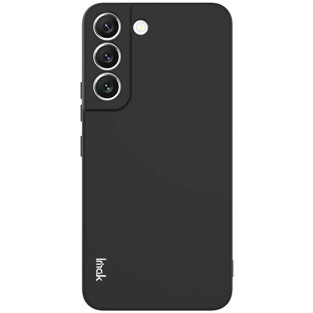 IMAK UC-2 Series Skin-feel Soft TPU Case for Samsung Galaxy S22 5G, Anti-scratch Slim Phone Cover - Black - 1