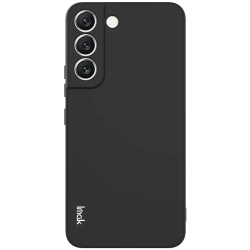IMAK UC-2 Series Skin-feel Soft TPU Case for Samsung Galaxy S22 5G, Anti-scratch Slim Phone Cover - Black - 1