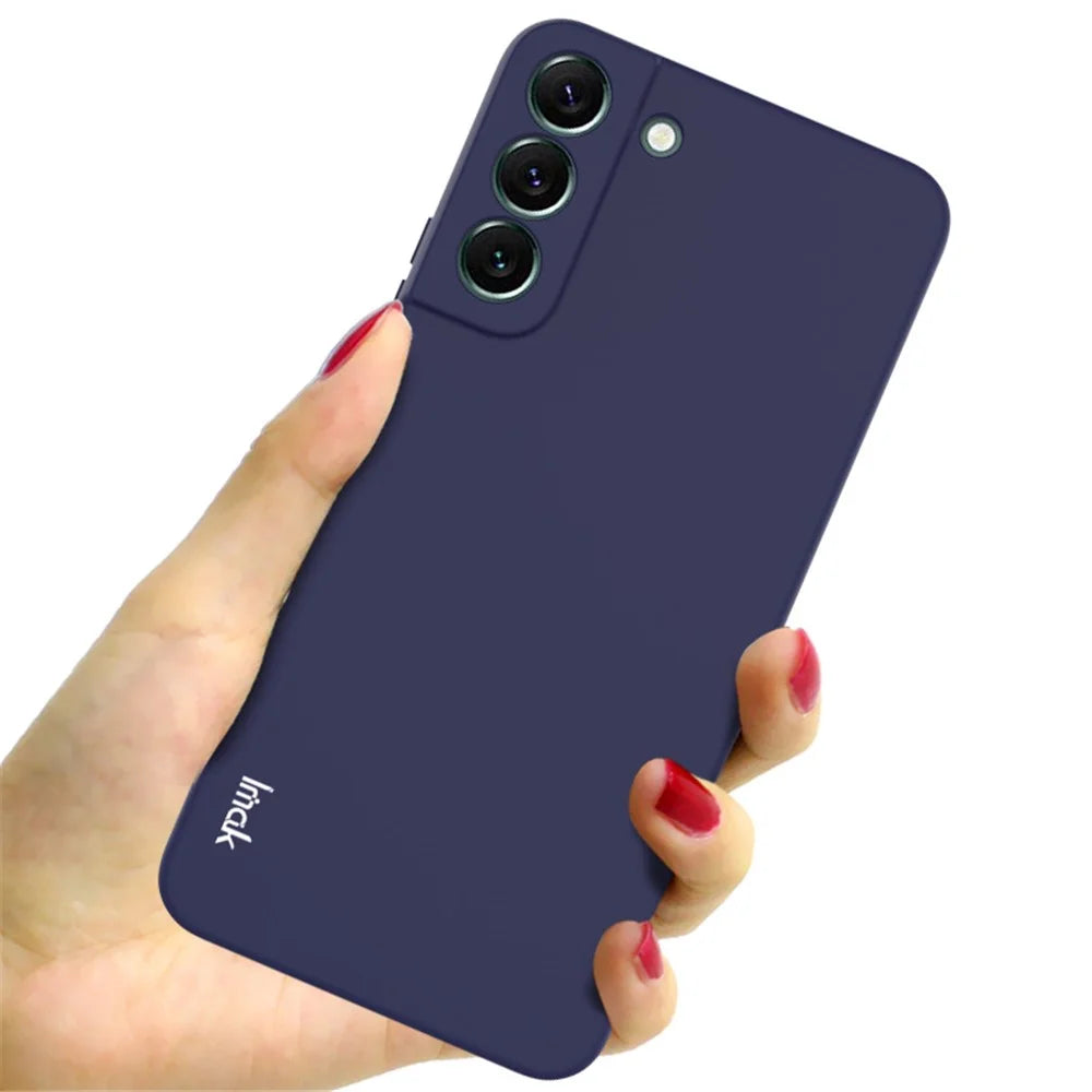 IMAK UC-2 Series TPU Phone Case for Samsung Galaxy S22+ 5G, Shockproof Protective Cellphone Cover - Blue - 5