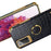 For Samsung Galaxy Note20 5G/4G 6D Electroplated Crocodile Texture Kickstand Phone Case PU Leather Coated TPU Shell - Yellow - 7