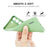 ENKAY HAT PRINCE for Samsung Galaxy S22 5G Solid Color Straight Edge Drop-resistant Cover Liquid Silicone Precise Cutout Flexible Phone Case - Light Green - 3