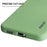 ENKAY HAT PRINCE for Samsung Galaxy S22 5G Solid Color Straight Edge Drop-resistant Cover Liquid Silicone Precise Cutout Flexible Phone Case - Light Green - 5