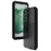 Silicone Metal Hybrid Phone Case for Samsung Galaxy S22 5G, Anti-Dust/Anti-Drop/Anti-Shock Phone Accessory - Black - 2
