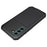 Silicone Metal Hybrid Phone Case for Samsung Galaxy S22 5G, Anti-Dust/Anti-Drop/Anti-Shock Phone Accessory - Black - 7