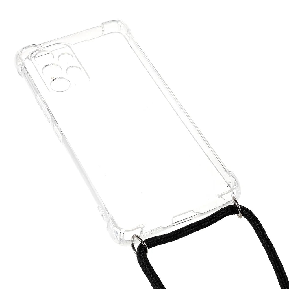 For Samsung Galaxy A53 5G Four Corner Airbag Anti-fall Protection TPU Phone Case with Lanyard - 2