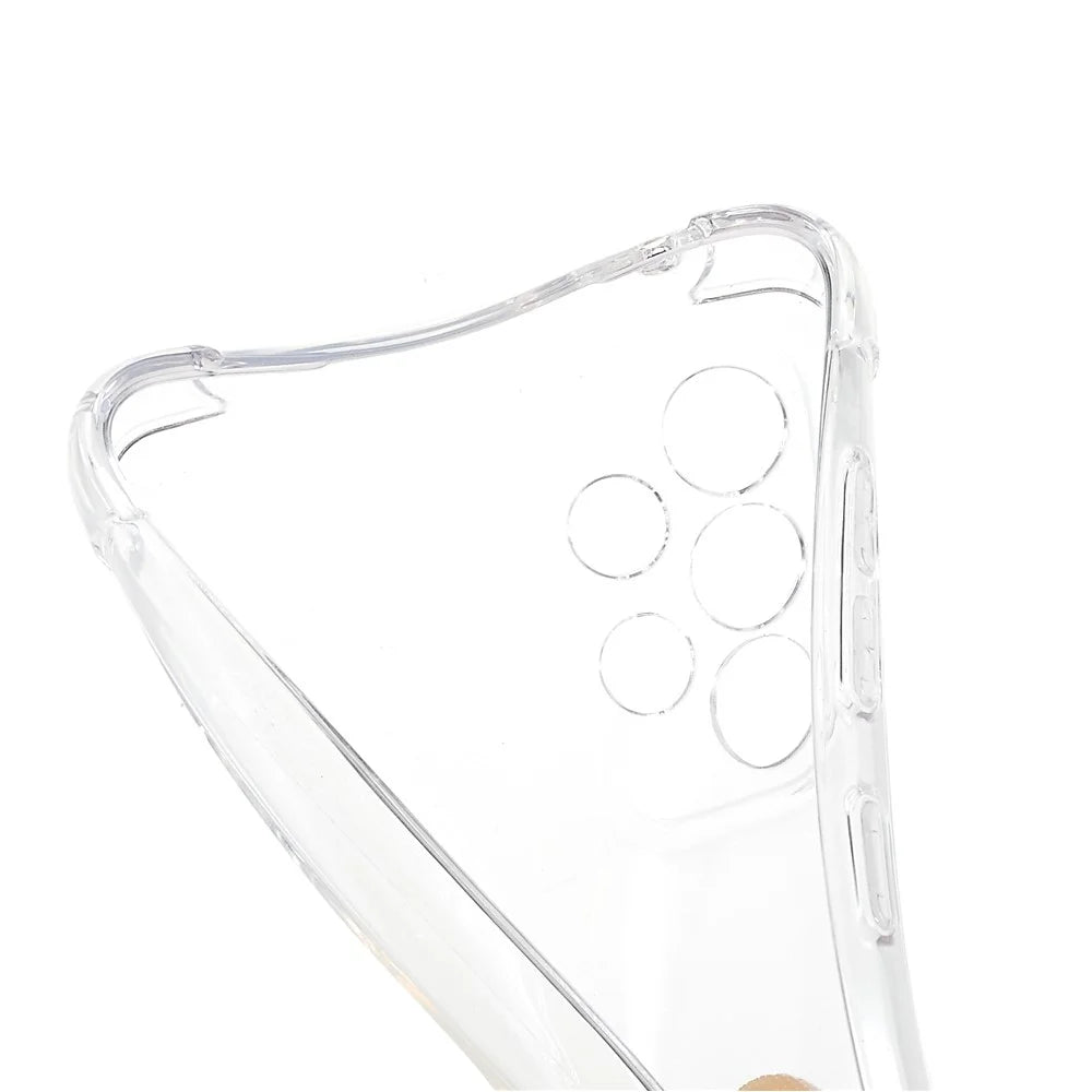 For Samsung Galaxy A33 5G Reinforced Four Corner Transparent TPU Cover Phone Case with Lanyard - 7