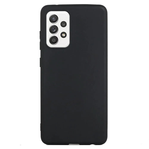 For Samsung Galaxy A53 5G Candy Color Matte TPU Phone Protective Case Anti-drop Back Cover - Black - 1