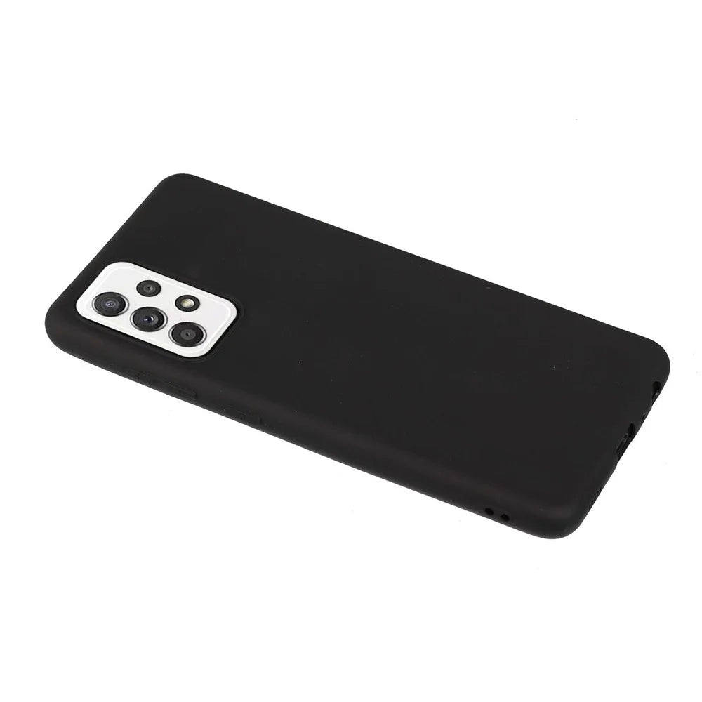 For Samsung Galaxy A53 5G Candy Color Matte TPU Phone Protective Case Anti-drop Back Cover - Black - 2