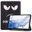 Pattern Printing Tablet Case for Samsung Galaxy Tab S8, PU Leather Tri-fold Stand Cover with Pencil Holder - Don't Touch Me - 1