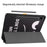 Pattern Printing Tablet Case for Samsung Galaxy Tab S8, PU Leather Tri-fold Stand Cover with Pencil Holder - Don't Touch Me - 6
