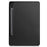 For Samsung Galaxy Tab S8 TPU+PU Leather Trifold Stand Auto Sleep/Wake Function Tablet Protective Cover with Pencil Holder - Black - 2