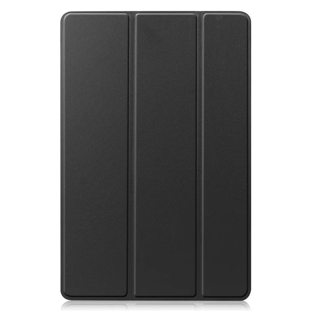 For Samsung Galaxy Tab S8 Auto Sleep/Wake PU Leather Trifold Stand Anti-scratch Protective Cover with Pencil Holder - Black - 3