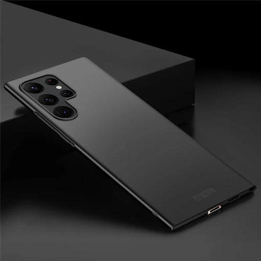 MOFI JK-1 Shield For Samsung Galaxy S22 Ultra 5G Matte Finish Drop-resistant Hard PC Phone Cover Case - Black - 2