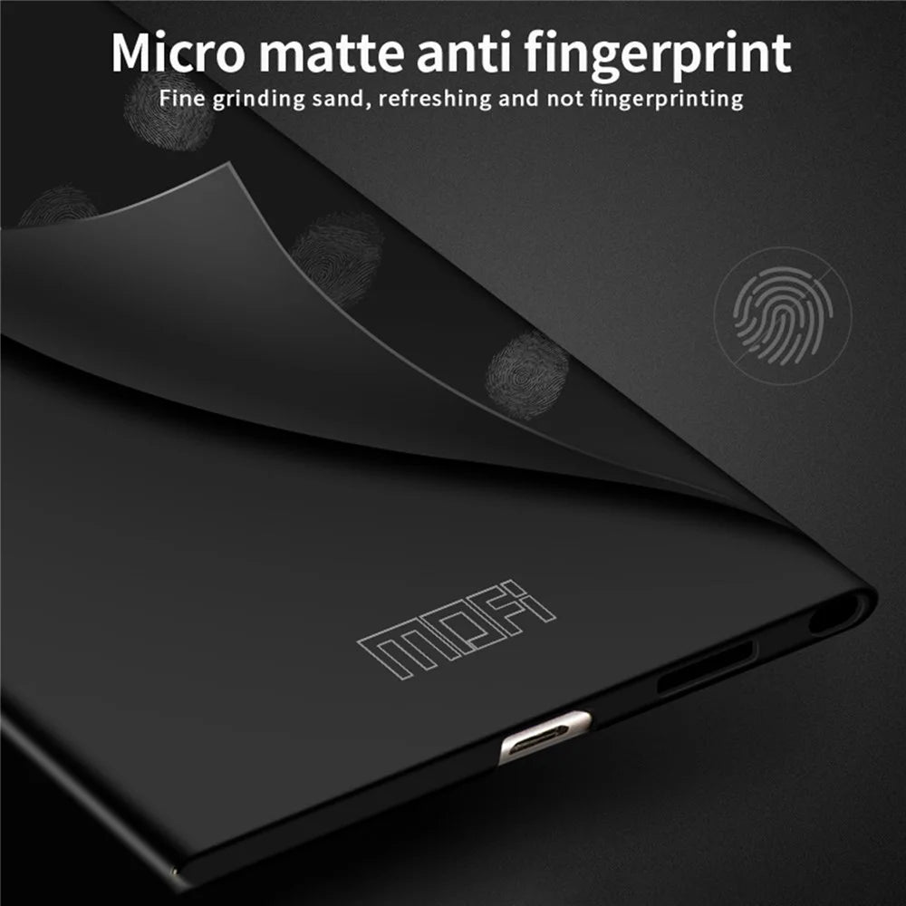 MOFI JK-1 Shield For Samsung Galaxy S22 Ultra 5G Matte Finish Drop-resistant Hard PC Phone Cover Case - Black - 4