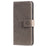For Samsung Galaxy A23 4G / 5G (Global Version) PU Leather Book Wallet Case Imprinted Mandala Flower Stand Function Full Body Protective Phone Cover with Strap - Grey - 2