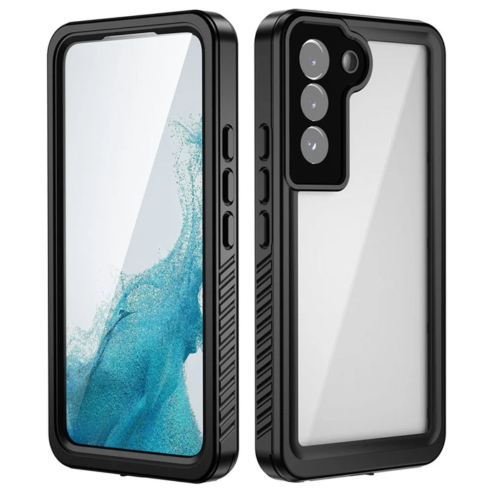 REDPEPPER FS Series for Samsung Galaxy S22 5G Transparent IP68 Waterproof Phone Case IP6X Dust-proof Defender Shell Support Fingerprint Unlock - 2