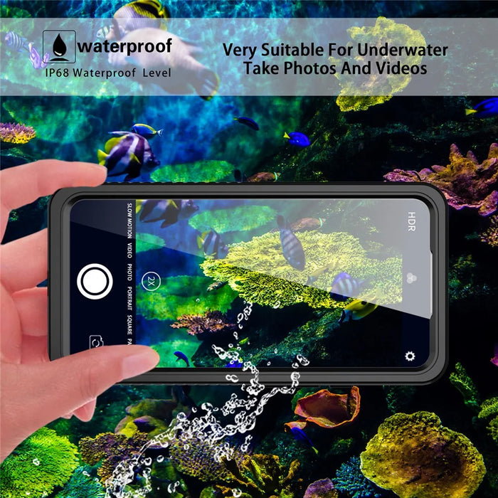 REDPEPPER FS Series For Samsung Galaxy S22+ 5G IP68 Waterproof Case Shockproof Phone Cover Dust-proof Full Protective Case with Screen Protector / Fingerprint ID - 4