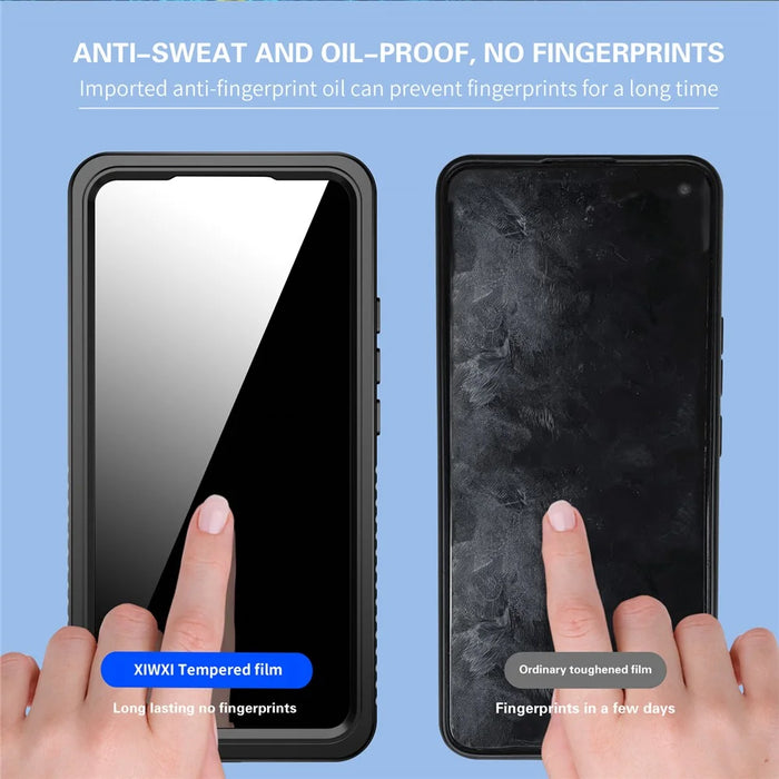 REDPEPPER FS Series For Samsung Galaxy S22+ 5G IP68 Waterproof Case Shockproof Phone Cover Dust-proof Full Protective Case with Screen Protector / Fingerprint ID - 5